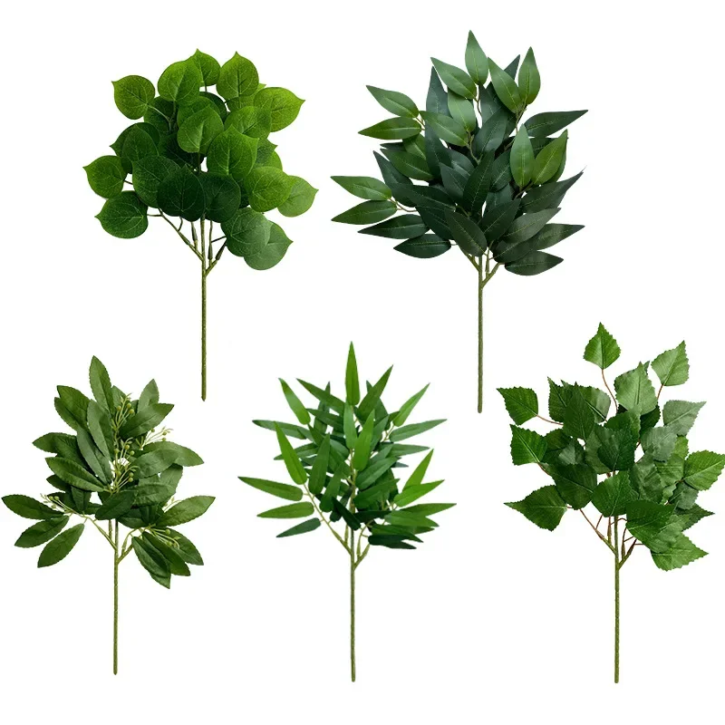 Desk Setup Plants - Gesimuleerde Appelblad Tafel Bloemstuk Decoratie Kunstmatige