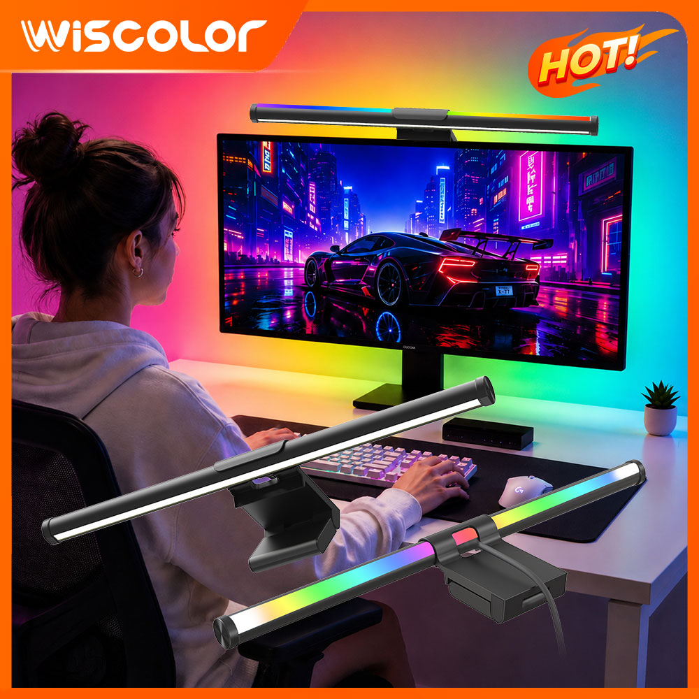 Setup Desk Monitor - Wifi Lightbar Monitor Lichtbalk Lamp Scherminstelling