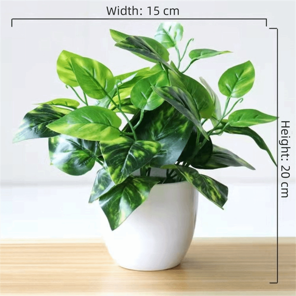 Desk Setup Plants - Miniatuur nep bloempotten bonsai tafeldecoratie gepotte