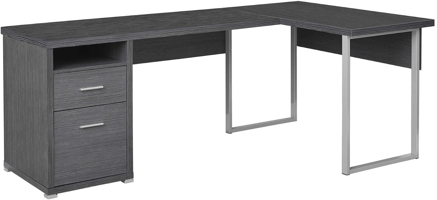 Desk Setup L Shaped - I 7257 Computerbureau, thuiskantoor, hoek, links,