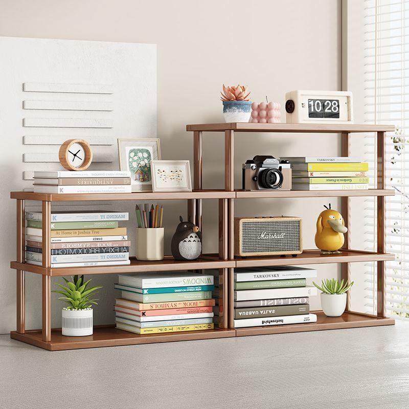 Desk Setup Study - Ruimtebesparend gelaagd opbergrek voor op het