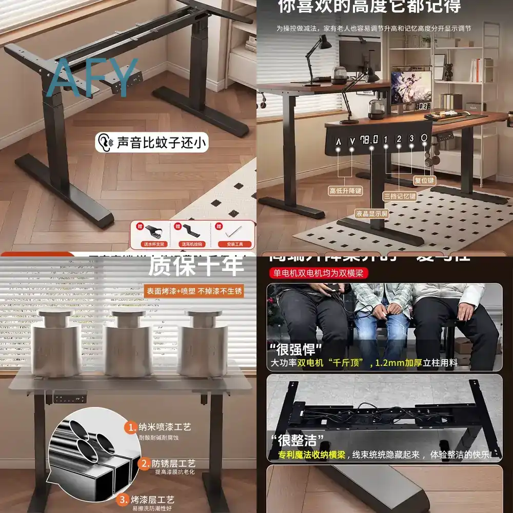 Desk Setup Height - Opklapbare tafelpootbeugel voor bureauondersteuning, plank voor