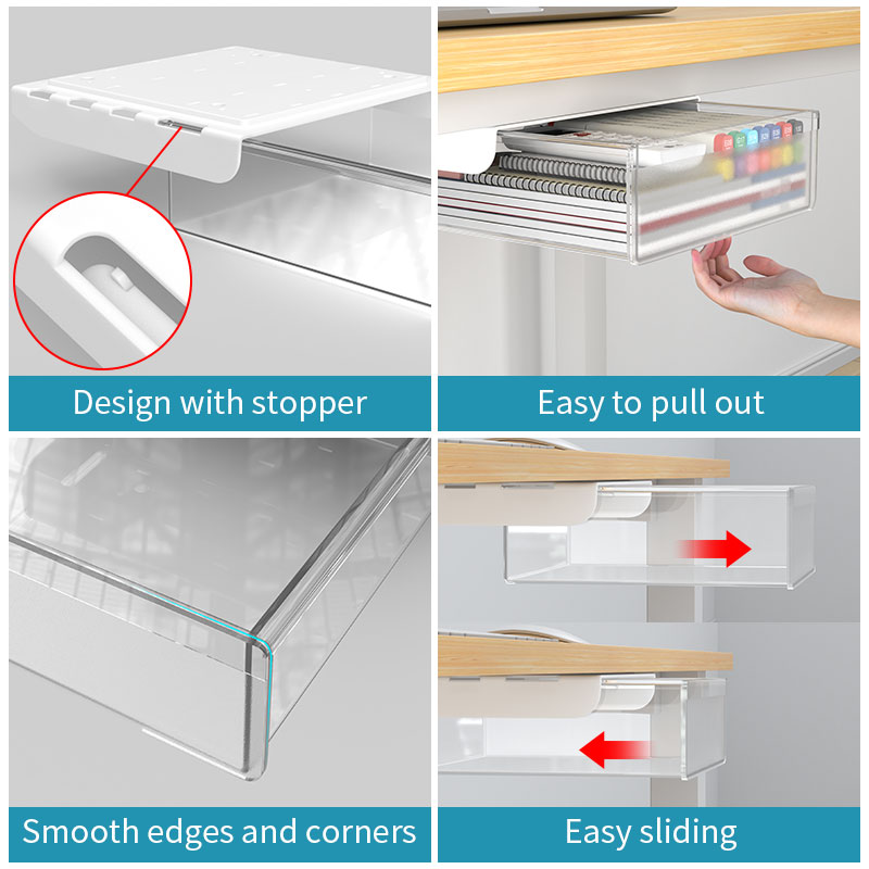 Onderbureau verborgen ladesyst - Desk Setup Study recensie en prijs