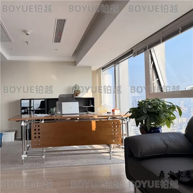 Bauhaus massief houten bureau  - Desk Setup L Shaped recensie en prijs