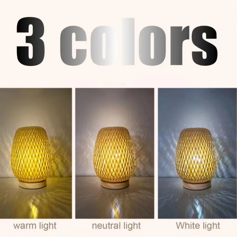 Bamboe Geweven lamp Eenvoudige - Desk Setup Study recensie en prijs