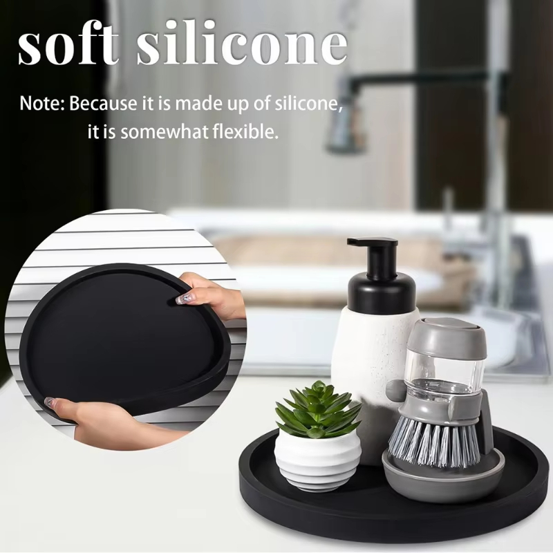 Ronde siliconen badkamerbak, o - Desk Setup Plants recensie en prijs