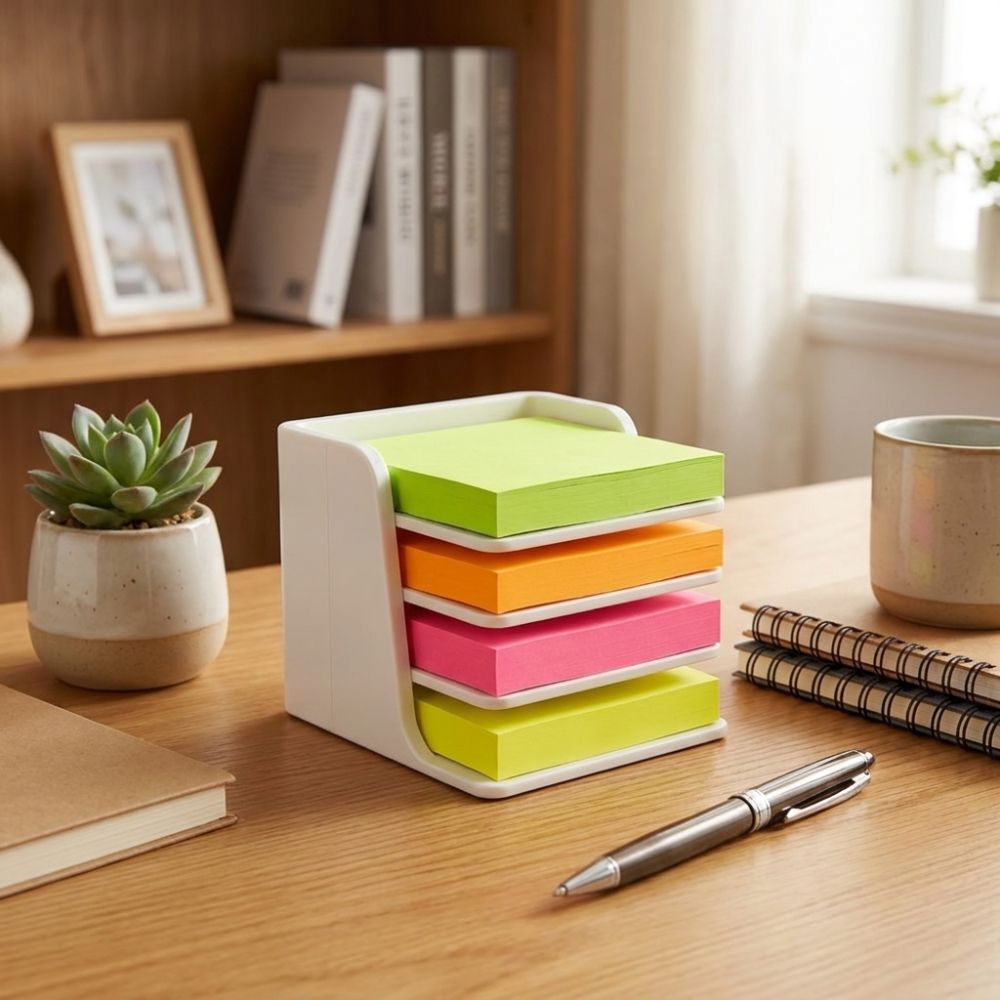 Stapelbare notitiehouder met l - Sticky Memo Holder recensie en prijs