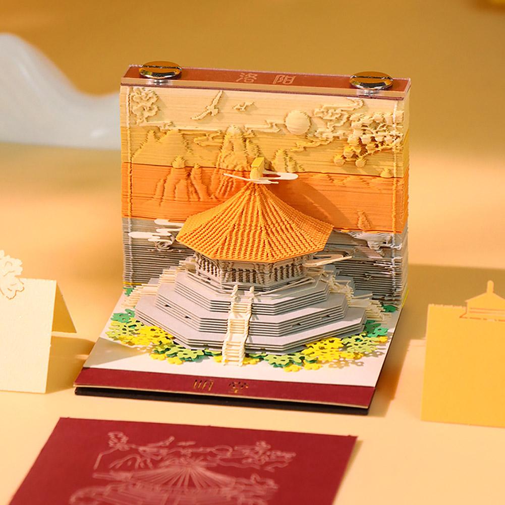 3D Memo Pad Oude Architectuur  - Sticky Memo Holder recensie en prijs