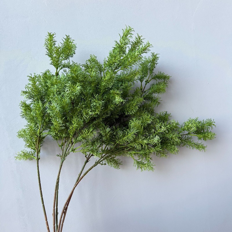Kunstmatige gekleurde dennenta - Desk Setup Plants recensie en prijs