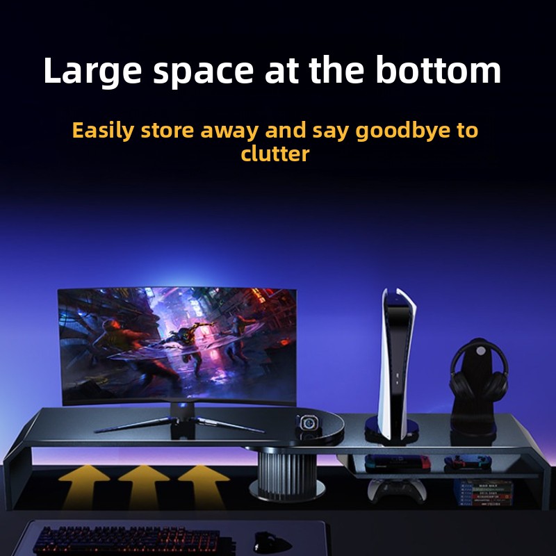 Gaming Dubbele Monitorstandaar - Desk Setup Living Room recensie en prijs