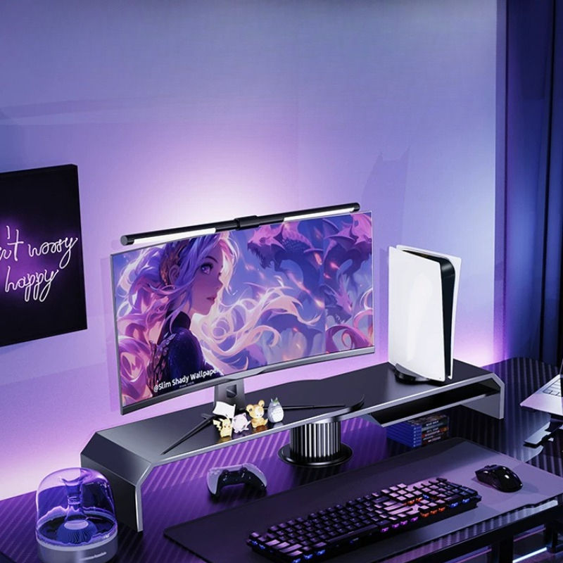 Gaming Dubbele Monitorstandaar - Desk Setup Living Room recensie en prijs