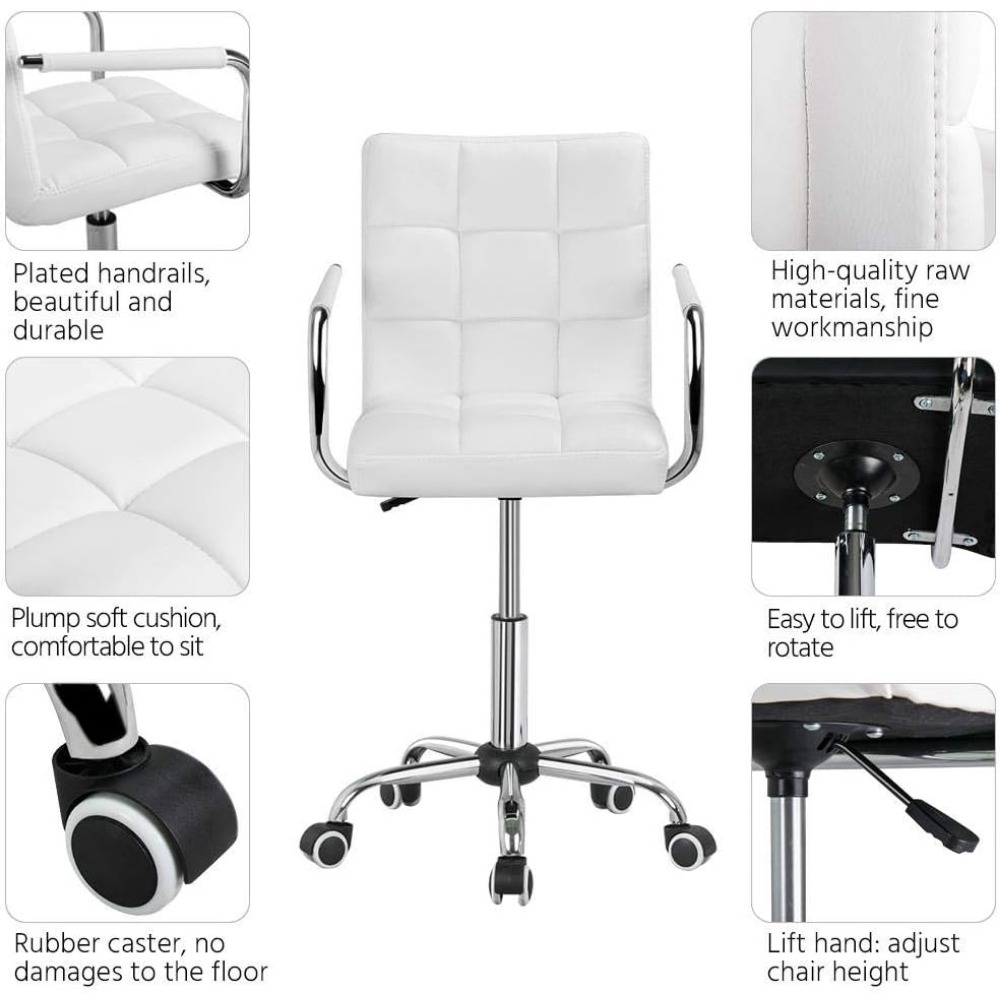 Vanity bureaustoel - Gestoffee - Desk Setup Height recensie en prijs