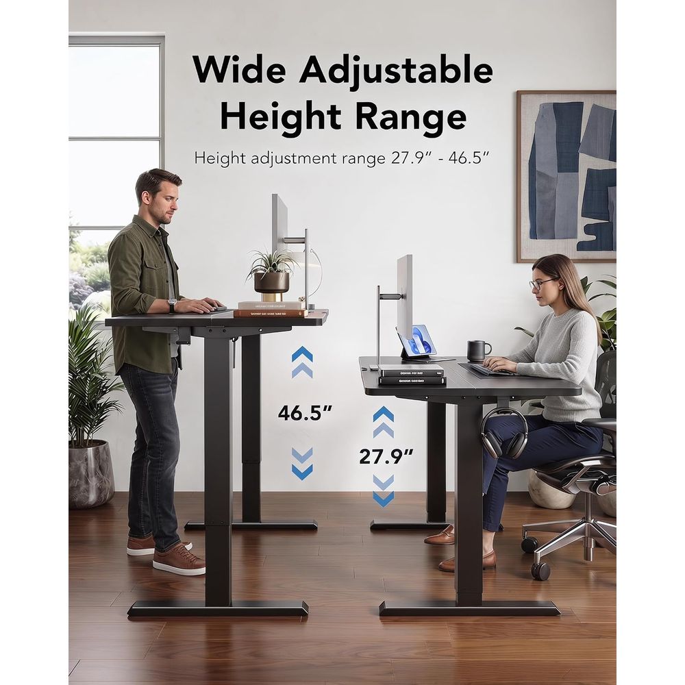 Elektrisch verstelbaar bureau, - Desk Setup Height recensie en prijs