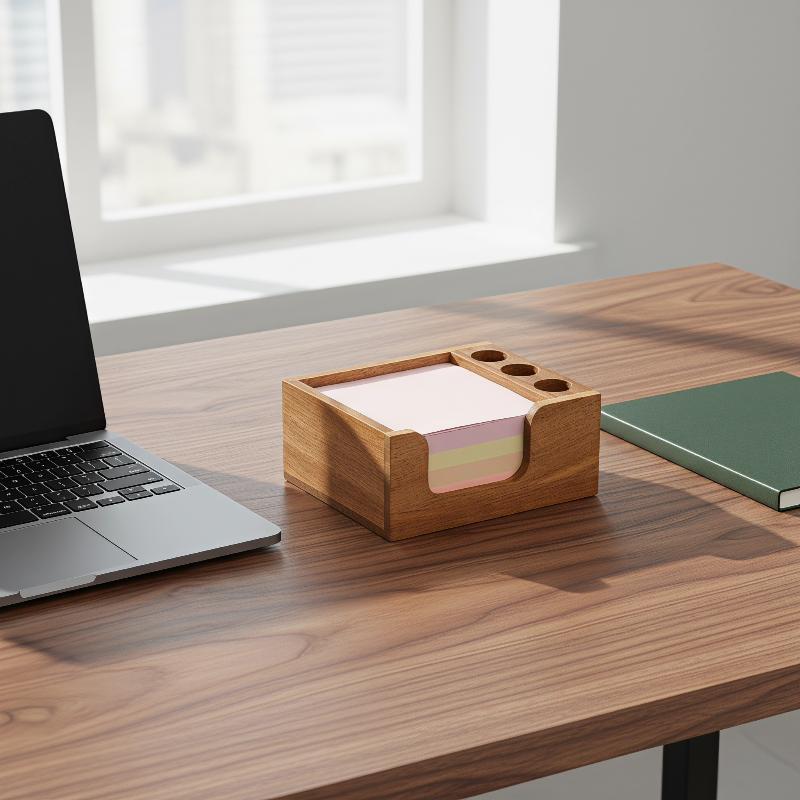 Minimalistische houten bureau- - Sticky Memo Holder recensie en prijs
