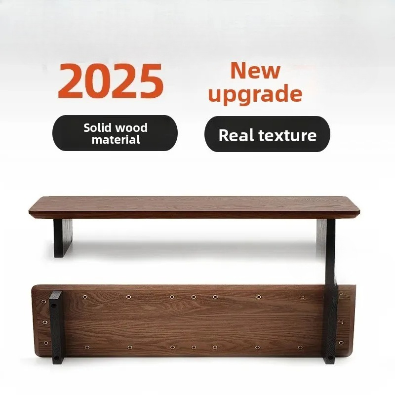 Massief Houten Monitor Riser S - Desk Setup Living Room recensie en prijs