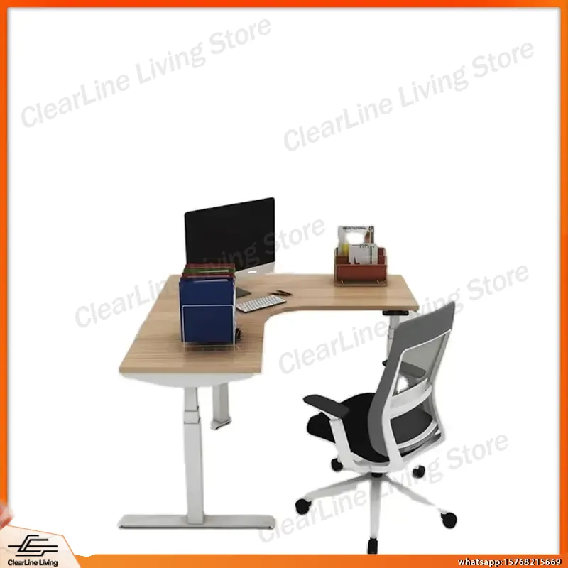 L-vormig elektrisch in hoogte  - Desk Setup L Shaped recensie en prijs