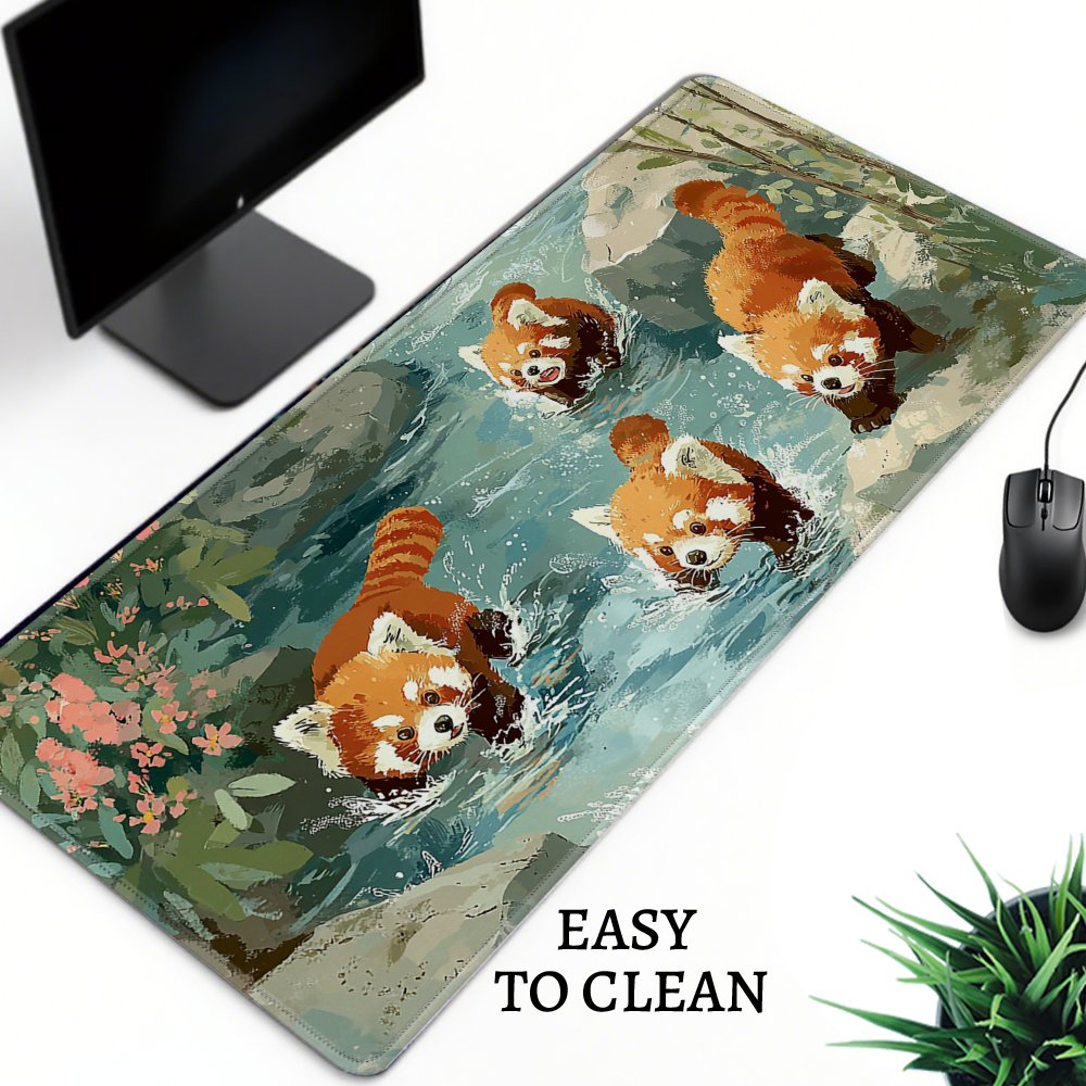 Vier rode panda's spelen in ee - Desk Setup Streaming recensie en prijs