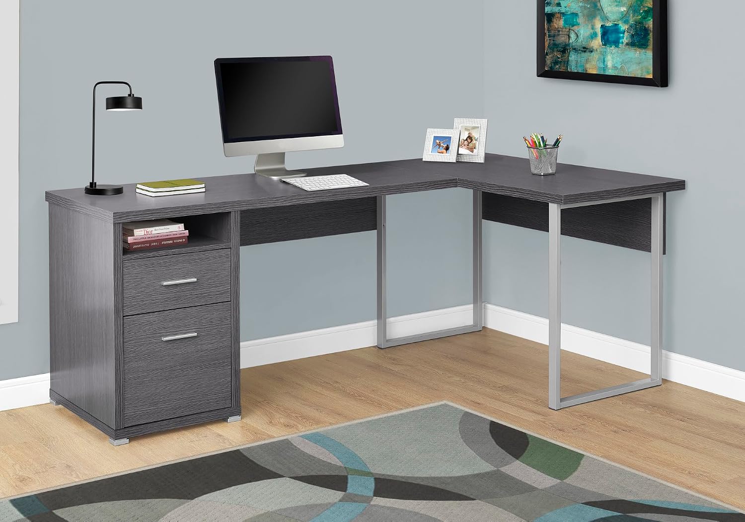I 7257 Computerbureau, thuiska - Desk Setup L Shaped recensie en prijs