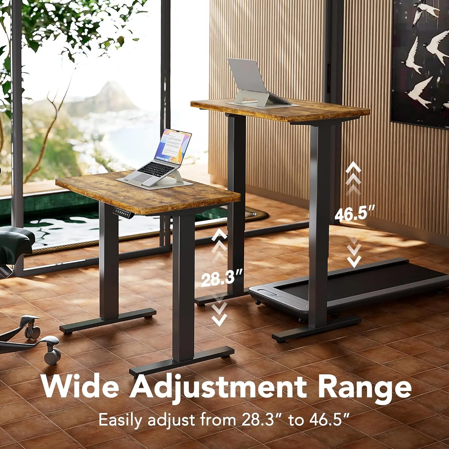 HUANUO 32 inch elektrisch vers - Desk Setup Height recensie en prijs