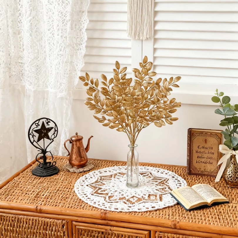 10 stuks kunstplanten gouden b - Desk Setup Plants recensie en prijs