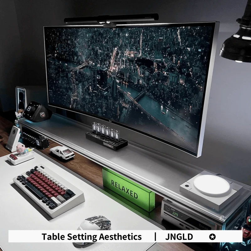 Aluminium monitorstandaard Acr - Desk Setup Living Room recensie en prijs