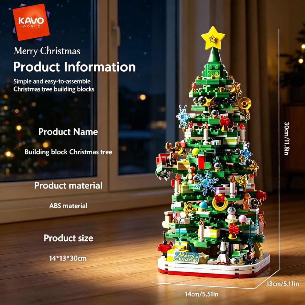 KAVOWORLD 1024-delige Kerstboo - Desk Office Setup Ideas recensie en prijs