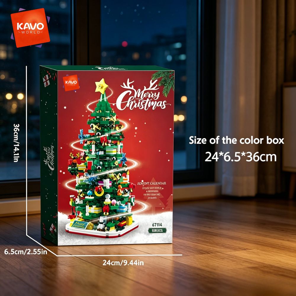 KAVOWORLD 1024-delige Kerstboo - Desk Office Setup Ideas recensie en prijs
