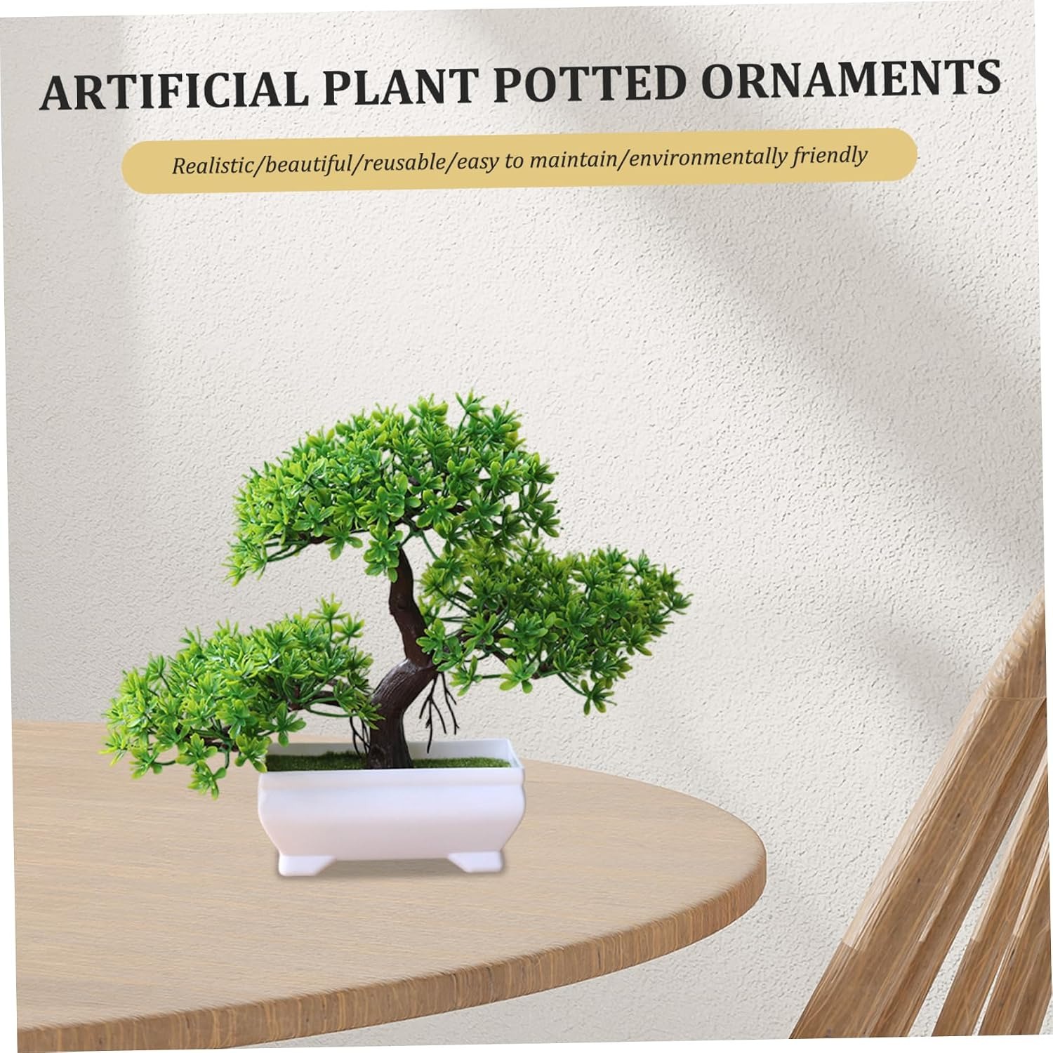 1/2 stuks kunstmatige bonsai b - Desk Setup Plants recensie en prijs